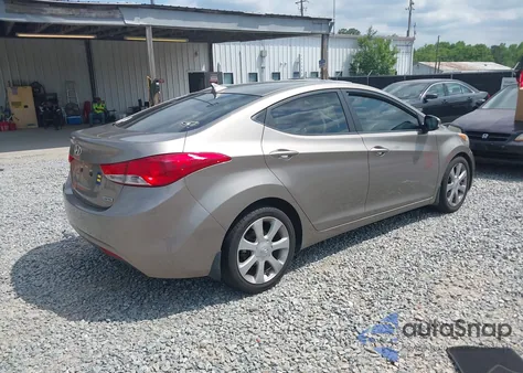 2013 Hyundai Elantra Limited from USA, damaged, VIN 5NPDH4AE8DH323703